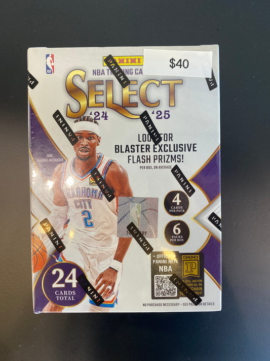 2024-25 Panini Select NBA Blaster Box Flash Prizms