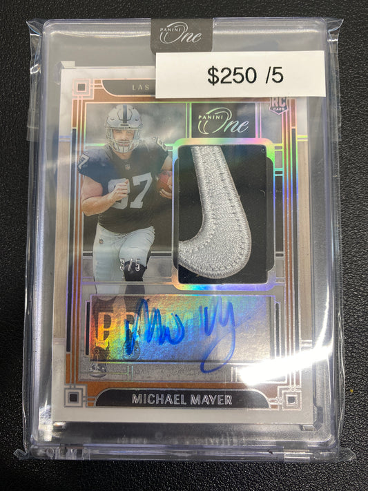 2023 Panini One Michael Mayer RPA /5