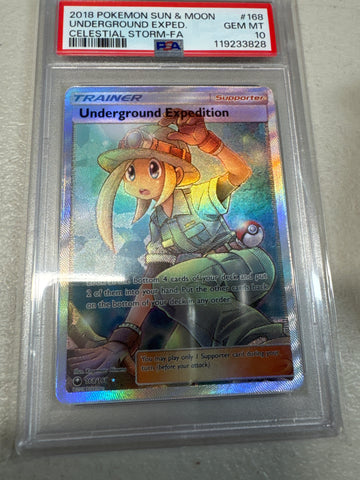Pokemon Underground Expedition 166/168 PSA 10