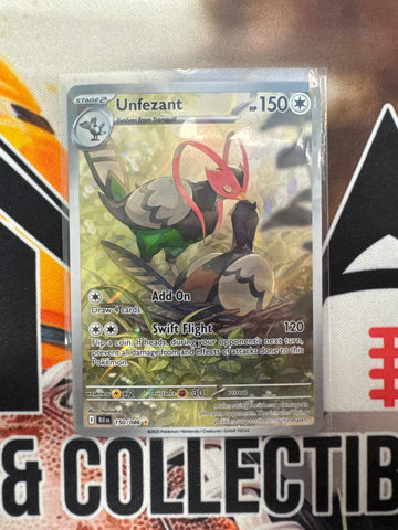 Pokémon Unfezant 150/086 Black Bolt Illustration Rare