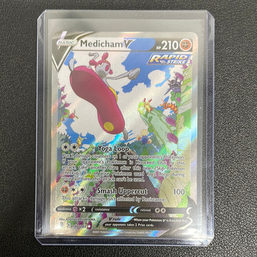 Pokémon Medicham V Alternate Full Art (Evolving Skies) 186/203