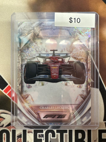 2025 Topps Chrome Formula 1 Charles Leclerc Diamond 75th Anniversary