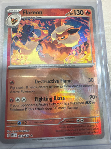 Pokemon Flareon 013/131 master ball