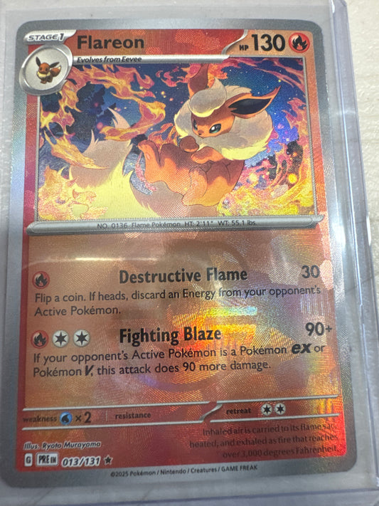 Pokemon Flareon 013/131 master ball
