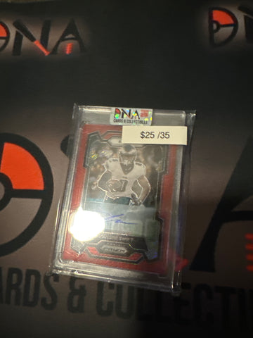 2023 Prizm D’Andre Swift auto /35 red shimmer