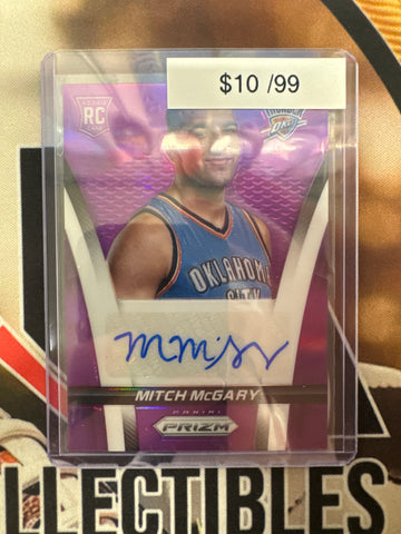 2014-15 Panini Prizm NBA Mitch McGary Rookie Autograph Purple Prizm /99