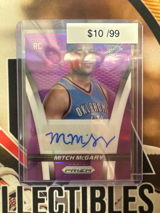 2014-15 Panini Prizm NBA Mitch McGary Rookie Autograph Purple Prizm /99