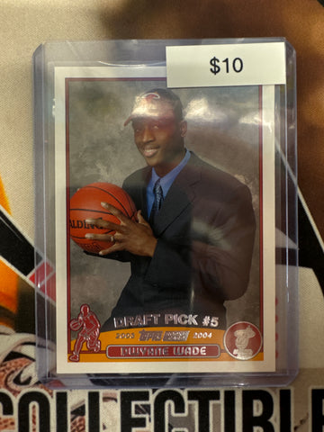 2003-04 Topps Basketball Dwyane Wade Draft Pick #5 Portrait