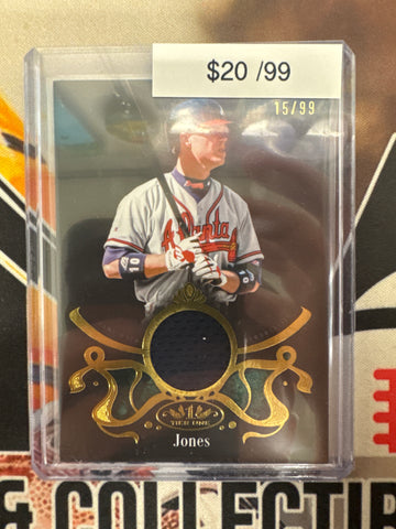 2026 Topps Tier One MLB Chipper Jones Shadow Relic /99