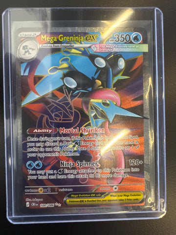 Pokemon Mega Greninja ex 100/086 Chaos Rising