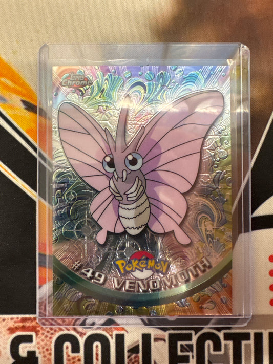 2000 Topps Chrome Pokemon Venomoth TV Animation Series #49