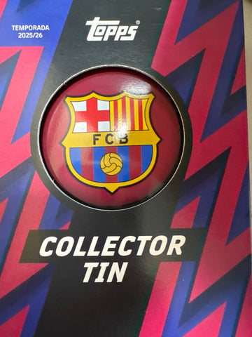 2025-26 Topps Barcelona (FCB) Collector tin