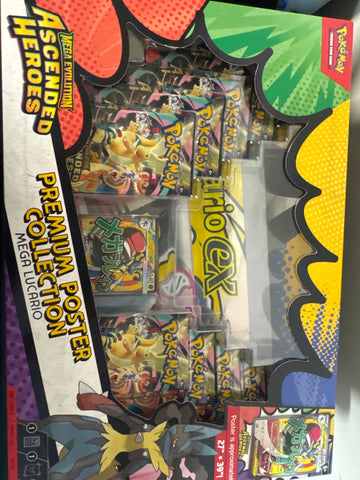 Pokemon Premium Poster Collection Mega Lucario or Mega Gardevoir Ascended Heroes