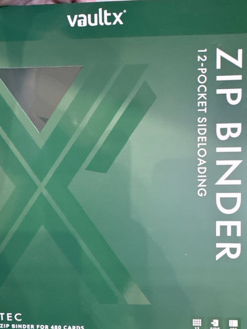 VaultX 12 pocket zip binder