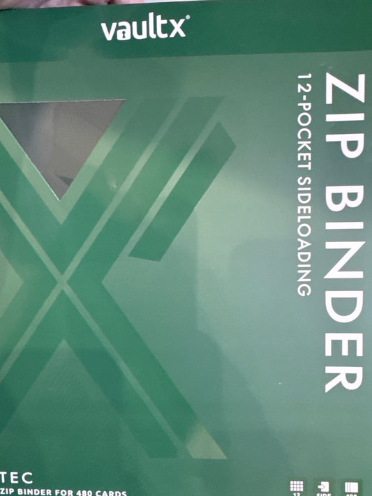VaultX 12 pocket zip binder