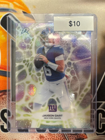 2026 Topps Resurgence Jaxson Dart Rookie Protonyx Refractor