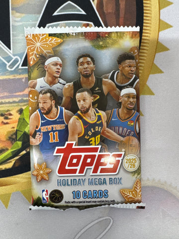 2025-26 Topps NBA Holiday pack
