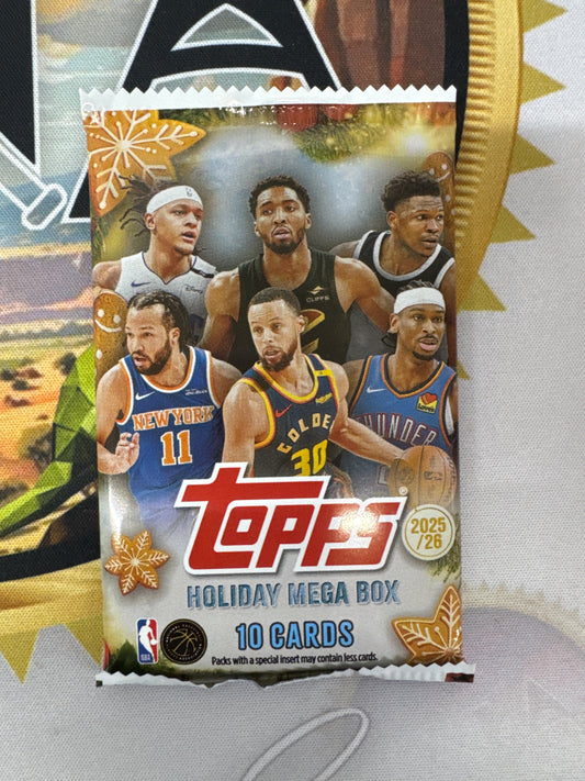2025-26 Topps NBA Holiday pack