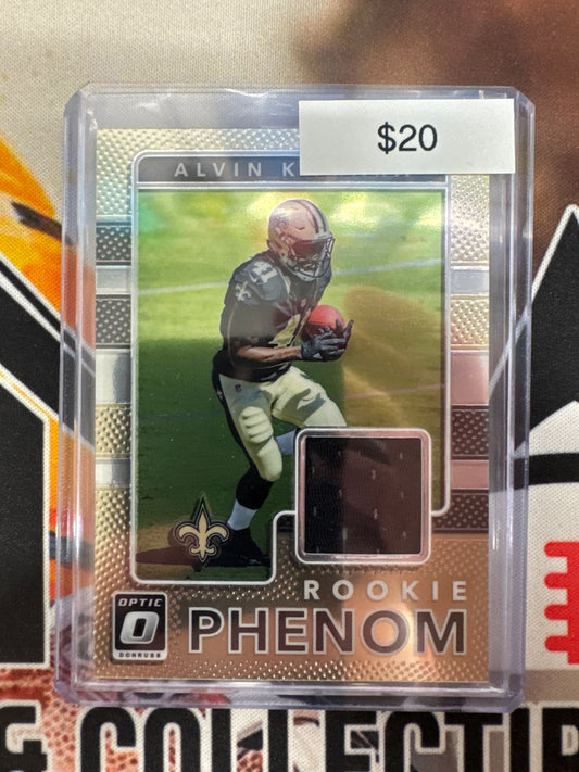 2017 Panini Donruss Optic NFL Alvin Kamara Rookie Phenom Patch