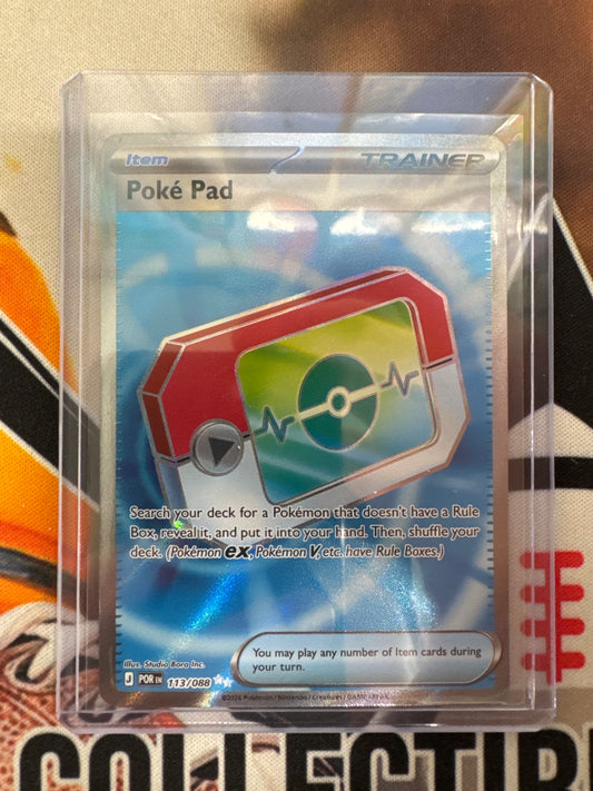 Pokémon Poké Pad 113/088 Ultra Rare Perfect Order