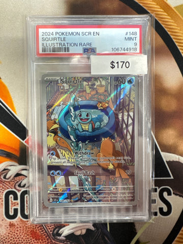 Pokemon Squirtle 148/142 PSA 9