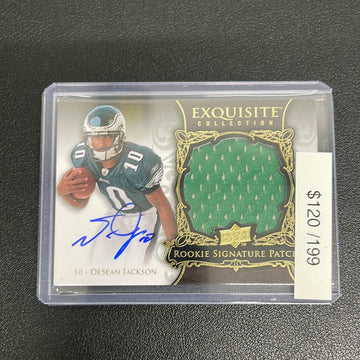 2008 NFL Exquisite DeSean Jackson Rookie Signature Patch /199