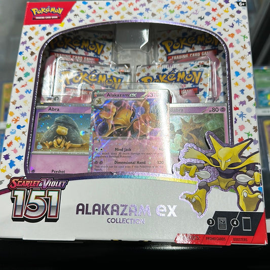 2023 Pokémon Scarlet & Violet 151 Alakazam Ex Box