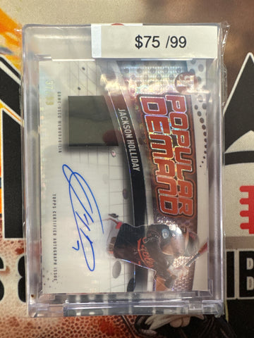 2026 Topps Pristine MLB Jackson Holliday Popular Demand Autograph Relic /99