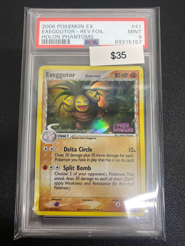 Pokémon Holon Phantoms Exeggutor Reverse Holo PSA 9