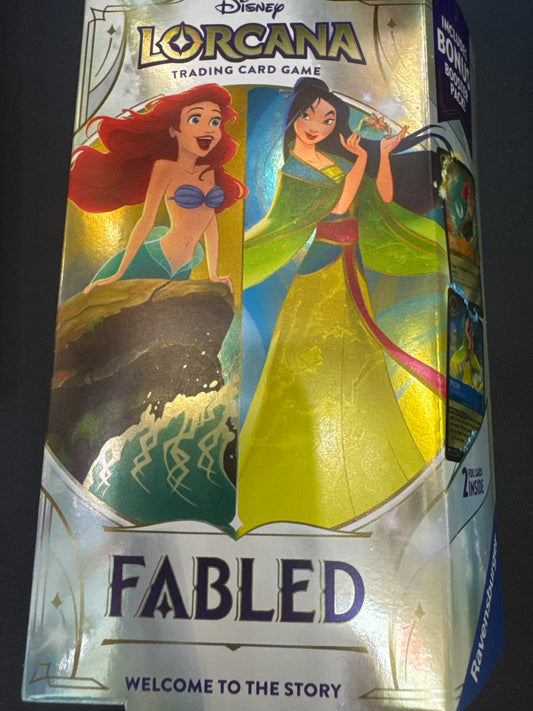 Lorcana Fabled deck Amber & Sapphire
