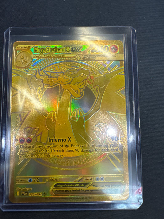 Pokemon Mega Charizard X ex 130/094 Phantasmal Flames