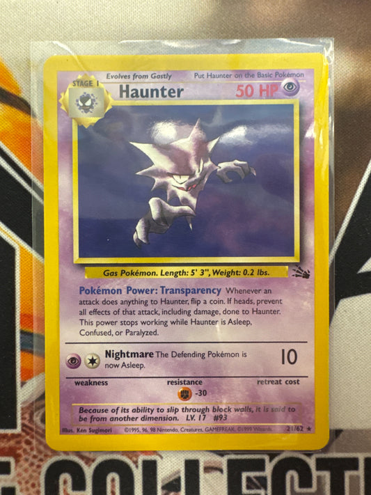 Pokémon Haunter Fossil 21/62 Rare NM