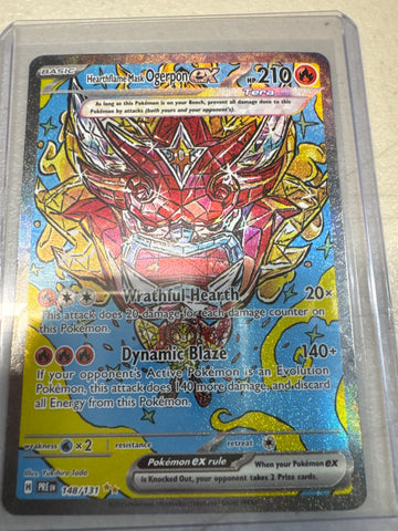 Pokemon Hearthflame Ogerpon ex 148/131 Prismatic Evolutions