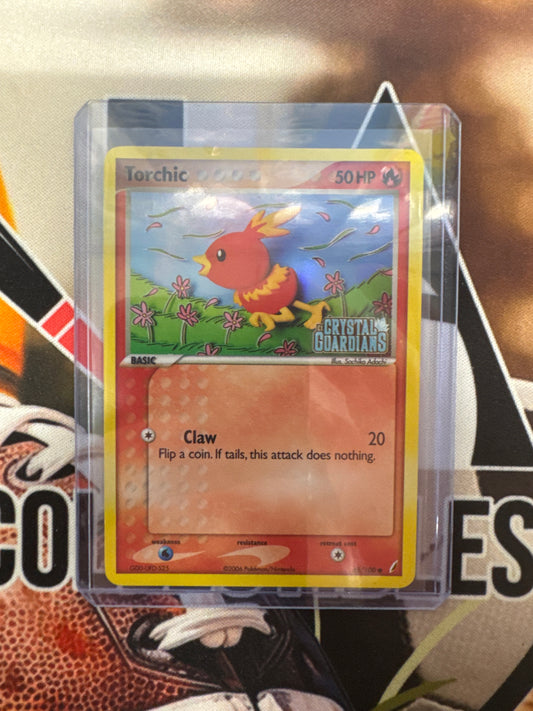Pokemon Torchic 65/100 Crystal Guardians Reverse Holo