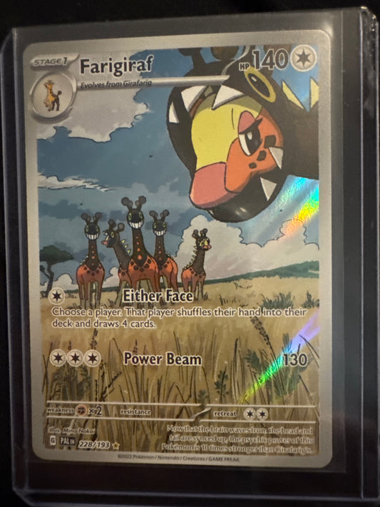 Pokemon Farigiraf 228/193 Paldea Evolved