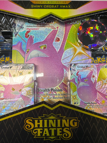 Pokémon Shiny Crobat VMAX premium collection