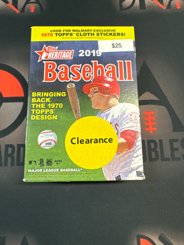 2019 Topps Heritage MLB hanger