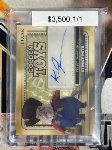 2025 Topps 30 Years Of Toy Story Stinky Pete Golden Toys Superfractor Auto 1/1