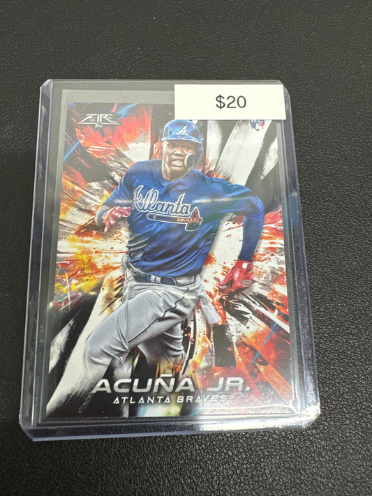 2018 Topps Fire Ronald Acuna Jr.