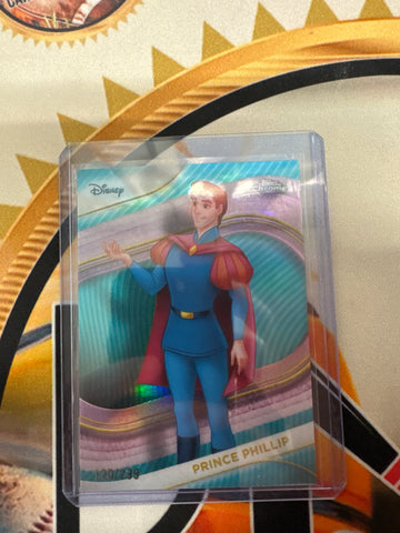 2025 Topps Chrome Disney Prince Phillip Teal Refractor /299