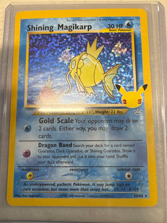 Pokemon Shining Magikarp 66/64 Celebrations