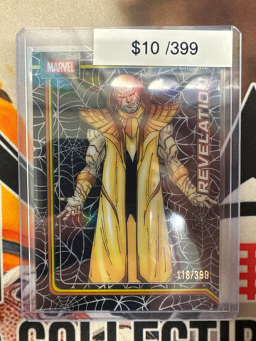 2026 Topps Chrome Marvel Revelation Spider-Web Refractor /399