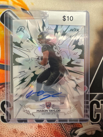 2026 Topps Resurgence NFL Mason Taylor Rookie Autograph Refractor