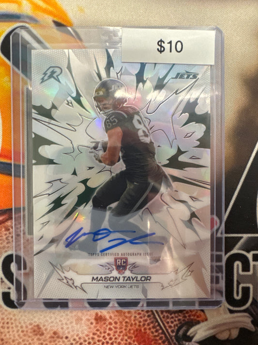 2026 Topps Resurgence NFL Mason Taylor Rookie Autograph Refractor
