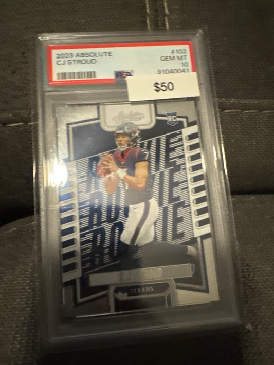 2023 Absolute CJ Stroud PSA 10