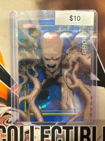 2026 Topps Chrome Marvel Sapphire Groot Base