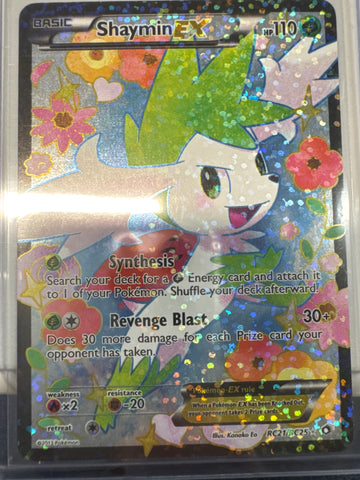 Pokémon Shaymin EX Legendary Treasures Full Art Radiant Collection RC21/RC25 MP