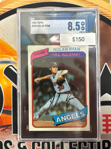 1980 Topps MLB Nolan Ryan American League All Star SGC 8.5