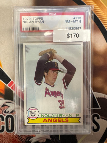 1979 Topps MLB Nolan Ryan PSA 8