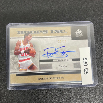 2006-07 NBA SP Signature Ralph Sampson Hoops Inc. Auto /25